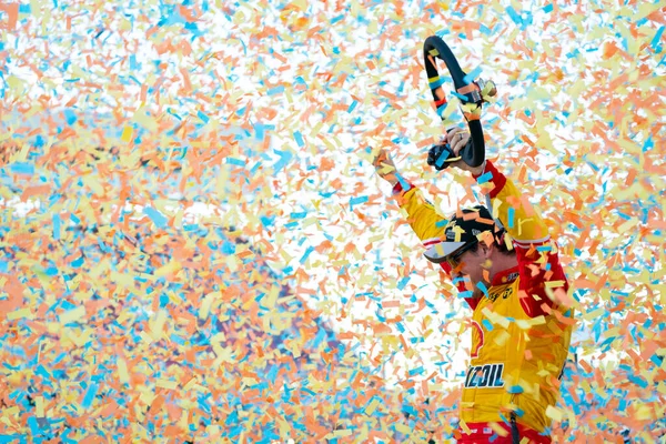 Джои Логано Выиграл Чемпионат Nascar Cup Series Эйддейле Сша — стоковое фото