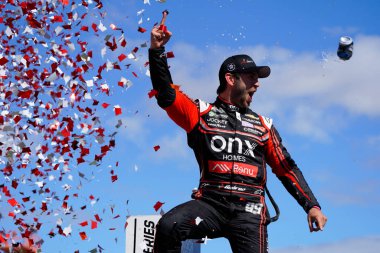 Daniel Suarez, Sonoma, CA 'da Toyota / Save Mart 350' yi kazandı..