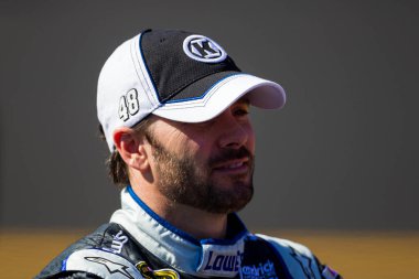 DAYTONA BEACH, FL - 13 Şubat 2011: Jimmie Johnson (48) Daytona International Speedway at Daytona Beach, FL.