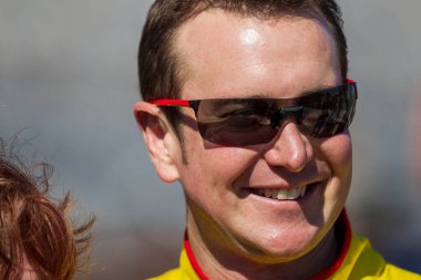 DAYTONA BEACH, FL - 13 Şubat 2011: Kurt Busch (22) Daytona International Speedway at Daytona Beach, FL.