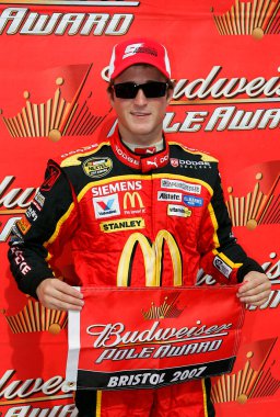 August 25, 2007 - Bristol, TN, USA: Kasey Kahne wins the pole for the Sharpie 500 at the Bristol Motor Speedway in Bristol, TN.