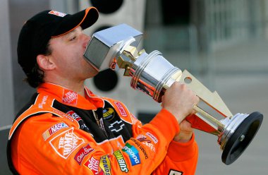July 30, 2007 - Indianapolis, IN, USA: Tony Stewart wins the Allstate 400 at the Indianapolis Motor Speedway in Indianapolis, IN.
