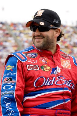 August 18, 2007 - Brooklyn, MI, USA: Tony Stewart during pre-race at Michigan International Speedway before the running of the NBS Carfax 250 in Brooklyn, MI.