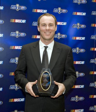December 07, 2007 - Orlando, FL, USA: 4th Place driver, Kevin Harvick, receives his award at the Portofino Bay Hotel plays host to the NASCAR Busch Series Championship Banquet in Orlando, FL.