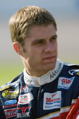 November 02, 2007 - Fort Worth , TX, USA: David Ragan waits to qualify at Texas Motor Speedway for the running of the NASCAR Nextel Cup Dickies 500 in Fort Worth, TX.