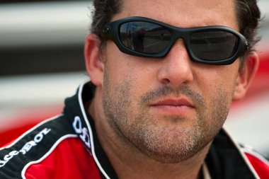 05 September, 2009:  Tony Stewart sits on pit road and watches qualifying for the Pep Boys Auto 500 NASCAR race at the Atlanta Motor Speedway in Hampton, GA.