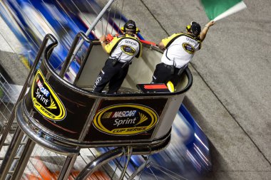 06 September, 2009:  Kurt Busch takes the green flag after a restart during the running of the Pep Boys Auto 500 NASCAR Sprint Cup race at the Atlanta Motor Speedway in Hampton, GA.
