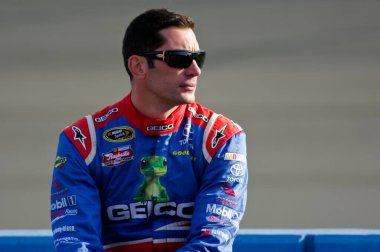 09 October, 2009:   Max Pappis wathes qualifying for the Pepsi 500 race at the Auto Club Speedway in Fontana, CA.