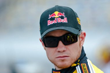 03 July, 2009:  Brian Vickers waits to qualify for the Subway Jalapeno 250 powered by Coca-Cola at the Daytona International Speedway in Daytona Beach, FL.