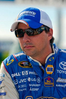 25 September, 2009:  Aaron's Dream Machine driver, David Reutimann, watches qualifying for the AAA 400 race at the Dover International Speedway in Dover, DE