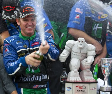 26 September, 2009:  Clint Bowyer wins the Dover 200 race at the Dover International Speedway in Dover, DE.