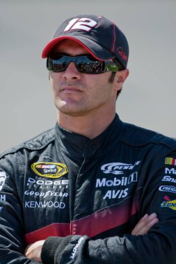 12 June, 2009:  Penske driver, David Stremme, waits to qualify for the LifeLock 400 race at the Michigan International Speedway in Brooklyn, MI.