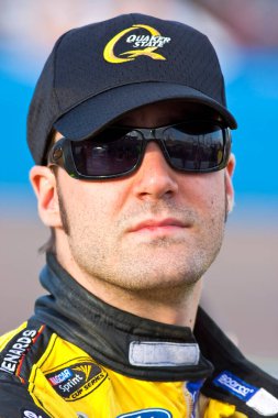 Avondale, AZ - November 13, 2009:  Quaker State driver, Paul Menard, waits to qualify for the Checker O'Reilly Auto Parts presented by Pennzoil race at the Phoenix International Raceway in Avondale, AZ on November 13, 2009.