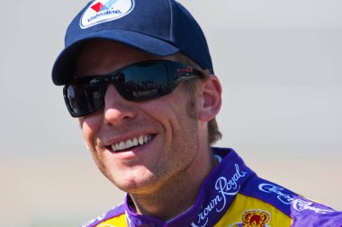 Apr 25 2009 NASCAR Aarons 499 Talladega, AL - Jamie McMurray shares a laugh with his crew before qualifying for the Aaron's 499 NASCAR Sprint Cup Series race at the Talladega Superspeedway in Talladega, AL.  