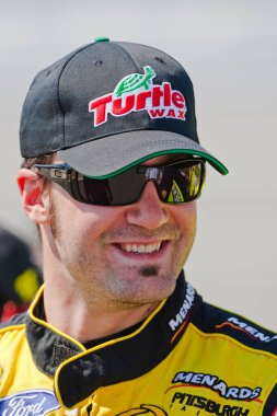 Apr 25 2009 NASCAR Aarons 499 Talladega, AL - Paul Menard on pit road before qualifying for the Aaron's 499 NASCAR Sprint Cup Series race in Talladega, AL.