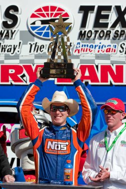 Apr 04, 2009 NASCAR O'Reilly 300 Fort Worth, TX - Kyle Busch starts from the pole and wins the  O'Reilly 300 NASCAR Nationwide Series event at the Texas Motor Speedway in Fort Worth, TX.