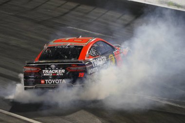 Martin Truex Jr wins the Busch Light Clash at The Coliseum at Los Angeles Memorial Coliseum in Los Angeles, CA, USA