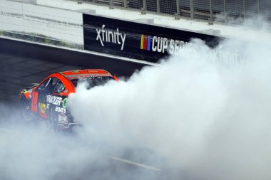 Martin Truex Jr wins the Busch Light Clash at The Coliseum at Los Angeles Memorial Coliseum in Los Angeles, CA, USA