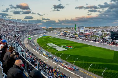 Daytona International Speedway plays host to the NASCAR Xfinity Series for the Beef. Its Whats For Dinner. 300 in Daytona Beach, FL, USA