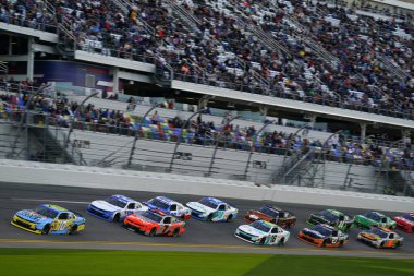 JUSTIN HALEY races for the Beef. It's What's For Dinner. 300 in Daytona Beach, FL, USA