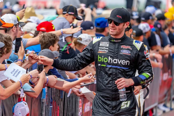 stock image CODY WARE (51) is introduced to the fans prior to the EchoPark Automotive Grand Prix at Circuit Of The Americas (COTA) in Austin, TX.