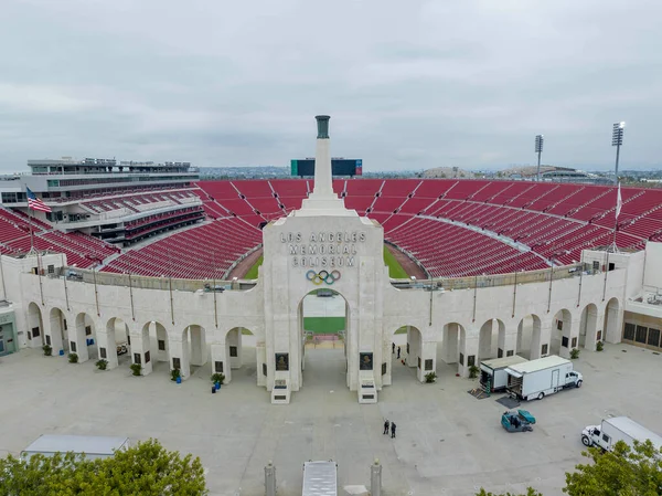 Меморіальний Музей Лос Анджелеса Також Відомий Лос Анджелес Coliseum Багатофункціональний — стокове фото