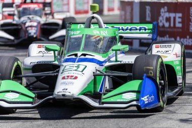 Payette, Idaho 'dan STING RAY ROBB (R) (51), Long Beach' in Long Beach sokaklarındaki Acura Grand Prix 'sine hak kazandı..