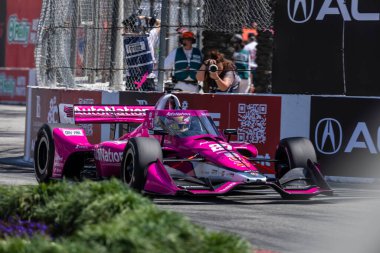 Jüpiter, Florida 'dan KYLE KIRKWOOD (27), ABD' nin Kaliforniya eyaletinin Long Beach şehrindeki The Streets of Long Beach 'teki Long Beach Acura Grand Prix' ine hak kazandı..