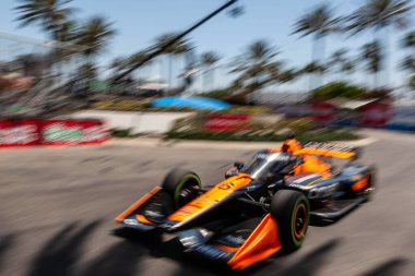 Monterey, Meksika 'dan PATO OWARD (5), ABD' nin Kaliforniya eyaletinin Long Beach şehrindeki The Streets of Long Beach 'teki Acura Grand Prix' sine hak kazandı..