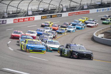 Riley Herbst, Toyota Care 250 için Richmond, va, ABD 'de yarışıyor.
