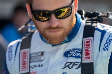 Chris Buescher, Austin, TX, ABD 'deki Echo Park Grand Prix için NASCAR Cup Serisi' ne katılmaya hak kazandı.