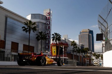 Cenevre, İsviçre 'den ROMAIN GROSJEAN (28), Long Beach, CA, ABD' deki Long Beach 'in Acura Grand Prix' si antrenmanında yarışa devam ediyor..