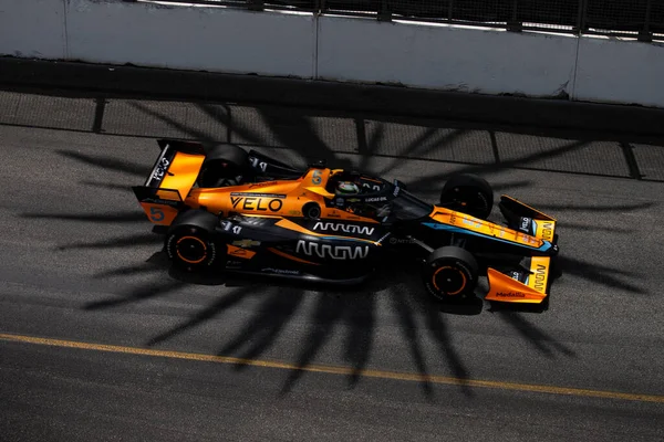 Pato Oward Monterey México Conduce Pista Durante Gran Premio Acura — Foto de Stock