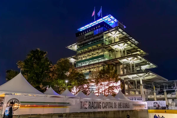 Indianapolis Motor Speedway Принимает Серию Indycar Indianapolis 500 Индианаполисе Штат — стоковое фото
