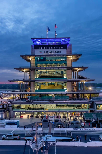 Indianapolis Motor Speedway Господарем Серії Indycar Indianapolis 500 Індіанаполісі Сша — стокове фото
