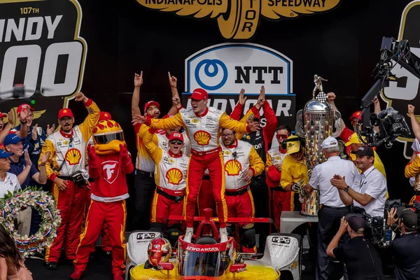 Nashville Tennessee Den Josef Newgarden Indianapolis Motor Yarış Pisti Nde — Stok fotoğraf
