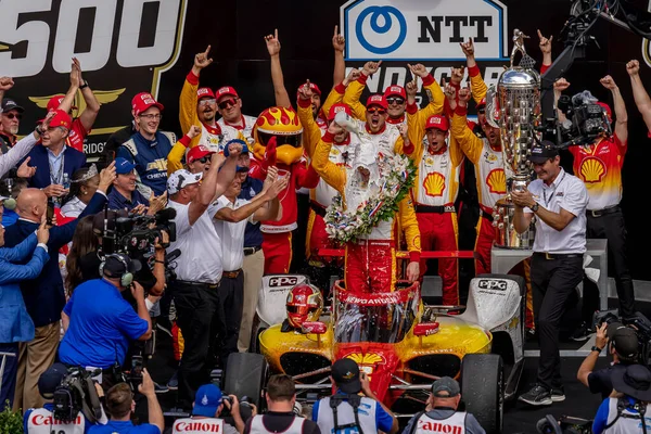 Indycar Driver Josef Newgarden Nashville Tennessee Wins Indianapolis 500 Indianapolis — Stock Photo, Image