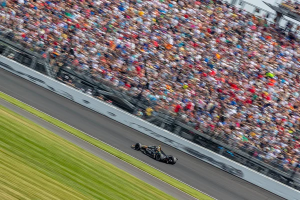 Indycar Driver Carpenter Indianapolis Indiana Versenyek Kanyarokban Indianapolis 500 Indianapolis — Stock Fotó
