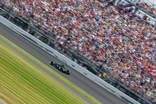 Indycar Driver Callum Ilott Cambridge Cambridgeshire England Races Turns Indianapolis — Stock Photo, Image