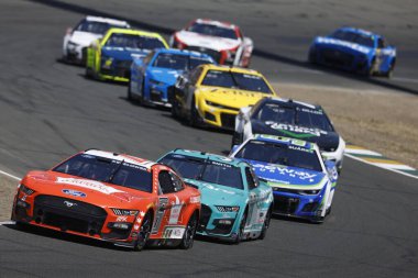 11 Haziran 2023 - Sonoma, CA, ABD: Brad Keselowski Toyota / Save Mart 350 için Sonoma, CA, ABD