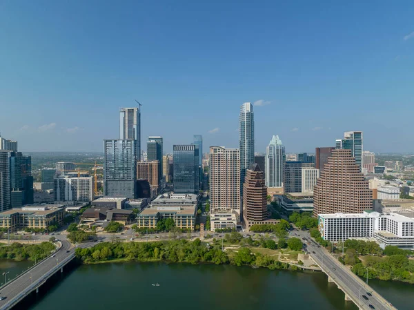 오스틴 Austin 텍사스주의 트래비스군의 본거지이다 미국에서 인구가 도시이다 — 스톡 사진
