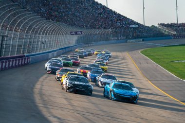 NASCAR Cup Driver, Ross Chastain Lübnan 'daki Nashville Superspeedway' deki Ally 400 için yarışıyor..