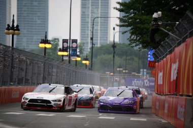 NASCAR Xfinty Driver, COLE CUSTER (00) races for the Inaugural The Loop 121 on the Chicago Streeet Course in Chicago IL. clipart