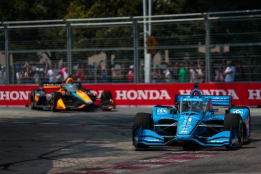 Christchurch, Yeni Zelanda 'dan SCOTT MCLaughLIN (3) Toronto' daki Honda Indy Toronto, On, Can.  