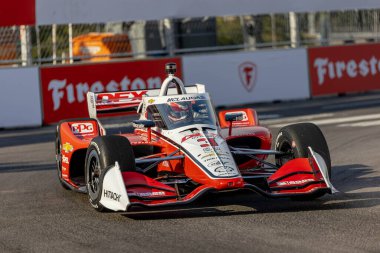 INDYCAR Serisi sürücüsü, Christchurch, Yeni Zelanda 'dan SCOTT MCLaughLIN (3), Nashville, TN, ABD' deki Büyük Makine Müzik Şehri Grand Prix 'ine hak kazandı..