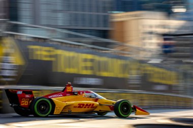 INDYCAR Serisi sürücüsü, Cenevre, İsviçre 'den ROMAIN GROSJEAN (28), Nashville, TN, ABD' deki Büyük Makine Müzik Şehri Grand Prix 'ine hak kazanmıştır..