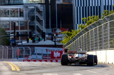 INDYCAR Serisi sürücüsü, Christchurch, Yeni Zelanda 'dan SCOTT MCLaughLIN (3), Nashville, TN, ABD' deki Büyük Makine Müzik Şehri Grand Prix 'ine hak kazandı..
