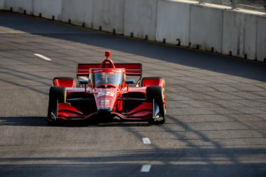 Kopenhag, Danimarka 'dan INDYCAR Serisi sürücüsü BENJAMIN PEDERSEN (R) (55), Nashville, TN, ABD' deki Nashville sokaklarında düzenlenen Big Machine Music City Grand Prix 'ine hak kazandı..