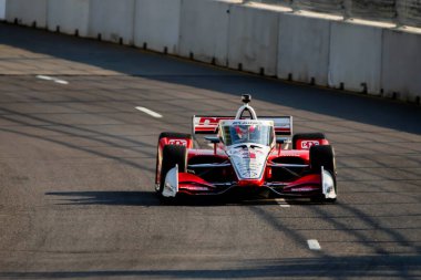 INDYCAR Serisi sürücüsü, Christchurch, Yeni Zelanda 'dan SCOTT MCLaughLIN (3), Nashville, TN, ABD' deki Büyük Makine Müzik Şehri Grand Prix 'ine hak kazandı..