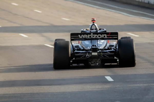 Motorista Série Indycar Power Toowoomba Austrália Qualifica Para Grande Prêmio — Fotografia de Stock